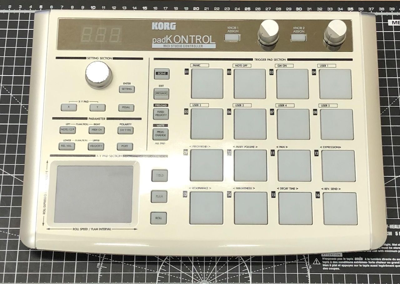 OP-Z with Korg PadKontrol